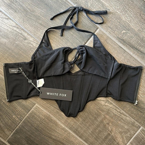 White Fox Boutique Love to Love Mesh Bustier - Picture 6 of 10